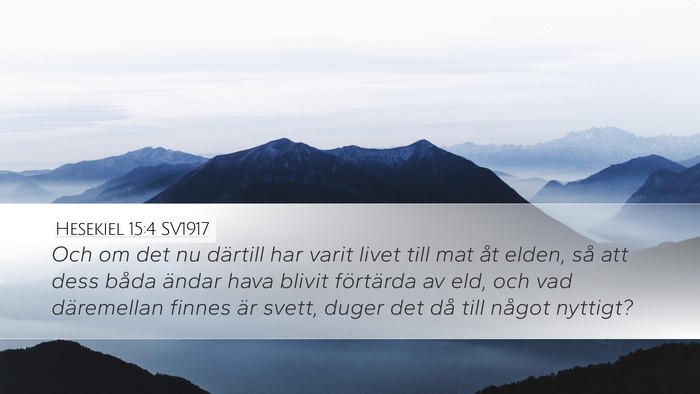 Hesekiel 15:4 SV1917 Bible Verse Image