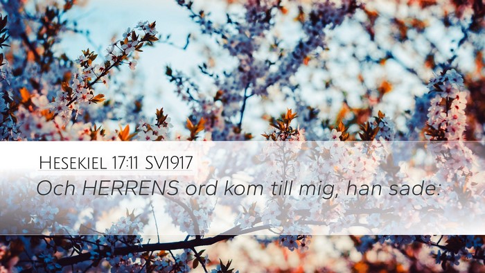 Hesekiel 17:11 SV1917 Bible Verse Image
