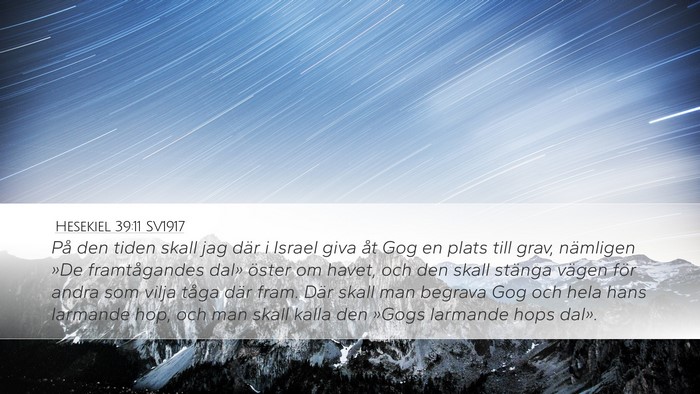 Hesekiel 39:11 SV1917 Bible Verse Image