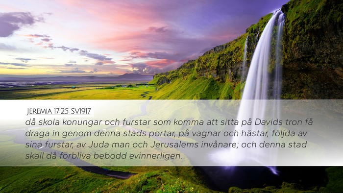 Jeremia 17:25 SV1917 Bible Verse Image