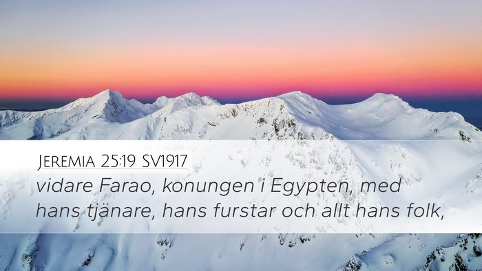 Jeremia 25:19 SV1917 Bible Verse Image