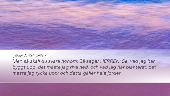 Jeremia 45:4 SV1917 Bible Verse Image