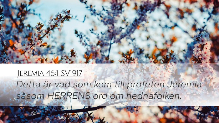 Jeremia 46:1 SV1917 Bible Verse Image