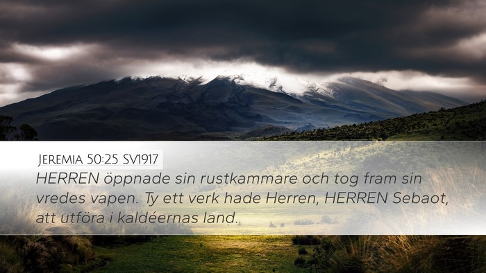 Jeremia 50:25 SV1917 Bible Verse Image