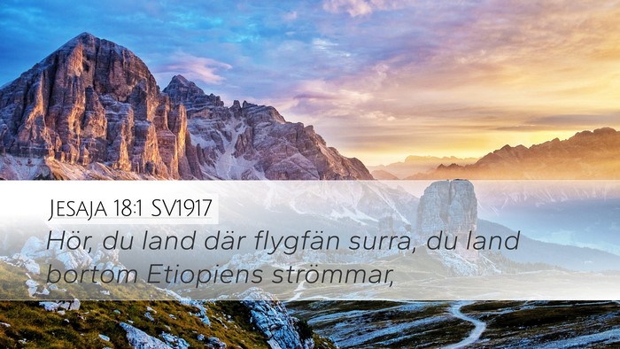 Jesaja 18:1 SV1917 Bible Verse Image
