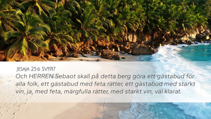 Jesaja 25:6 SV1917 Bible Verse Image