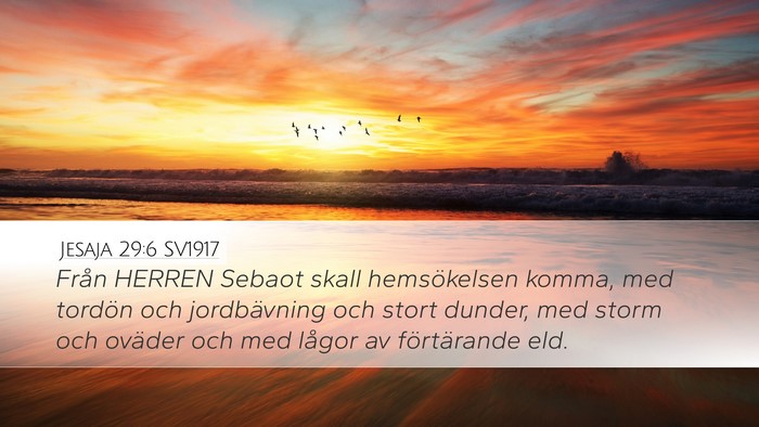 Jesaja 29:6 SV1917 Bible Verse Image