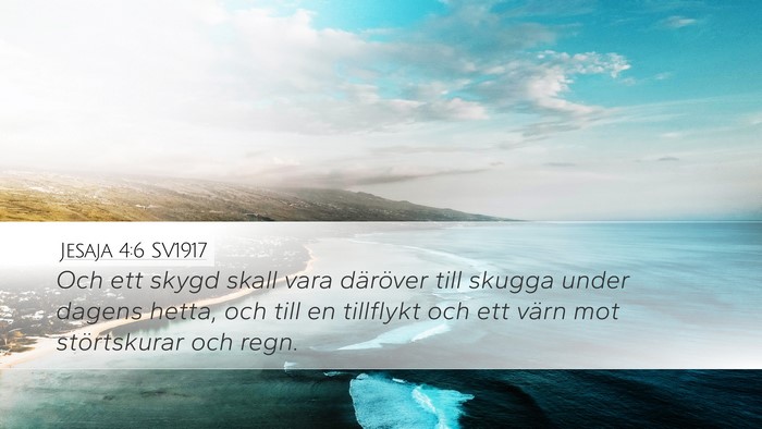 Jesaja 4:6 SV1917 Bible Verse Image