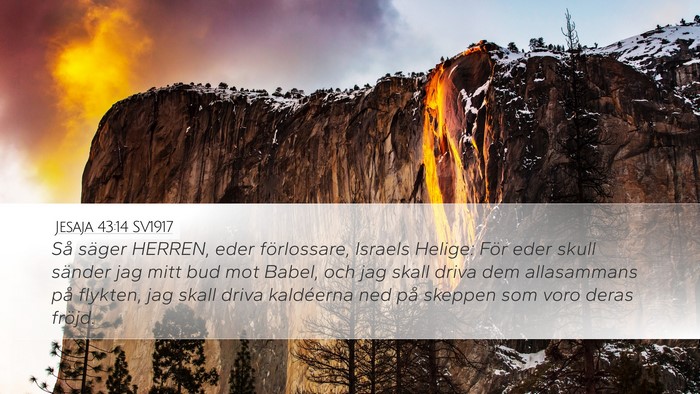 Jesaja 43:14 SV1917 Bible Verse Image