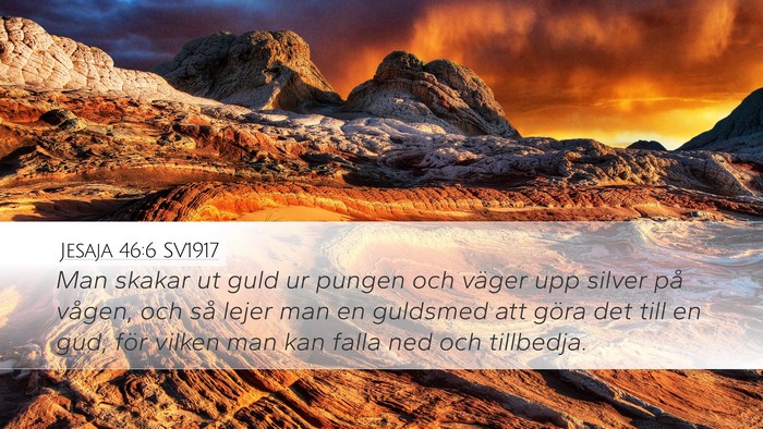 Jesaja 46:6 SV1917 Bible Verse Image