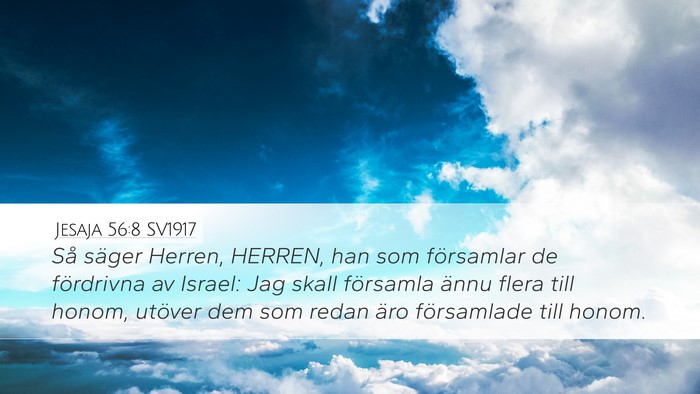 Jesaja 56:8 SV1917 Bible Verse Image
