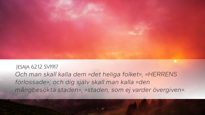Jesaja 62:12 SV1917 Bible Verse Image