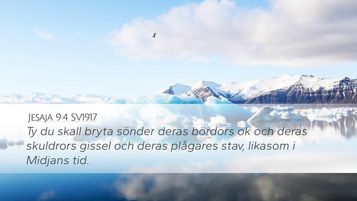 Jesaja 9:4 SV1917 Bible Verse Image