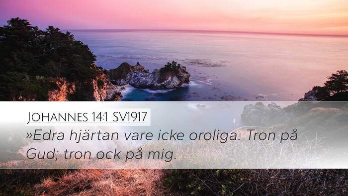 Johannes 14:1 SV1917 Bible Verse Image