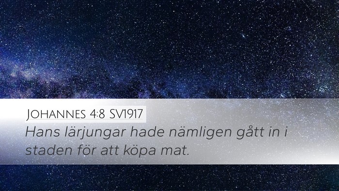 Johannes 4:8 SV1917 Bible Verse Image
