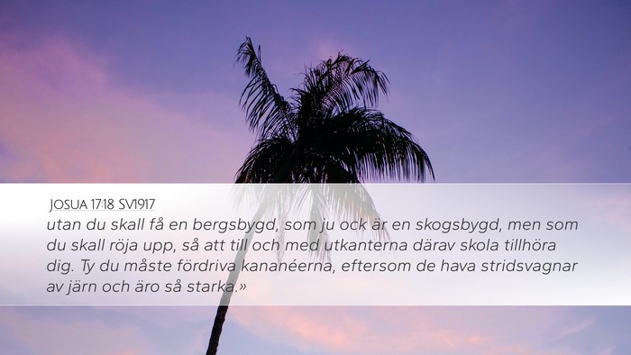 Josua 17:18 SV1917 Bible Verse Image