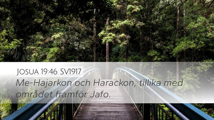 Josua 19:46 SV1917 Bible Verse Image