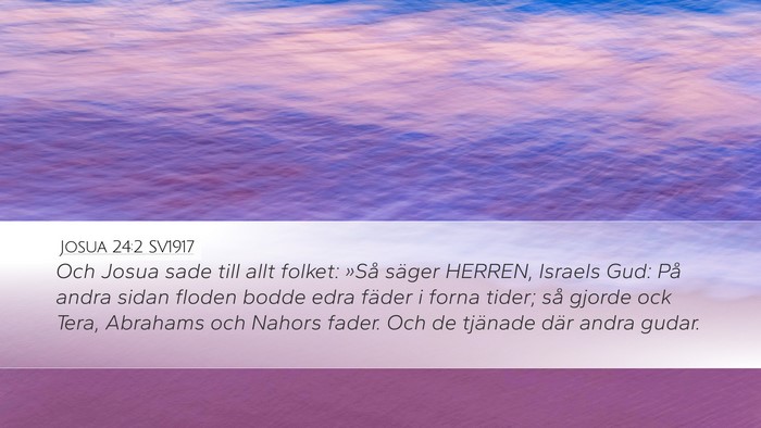 Josua 24:2 SV1917 Bible Verse Image