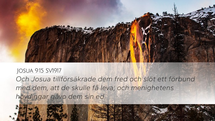Josua 9:15 SV1917 Bible Verse Image