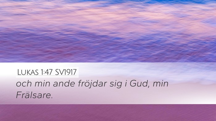 Lukas 1:47 SV1917 Bible Verse Image