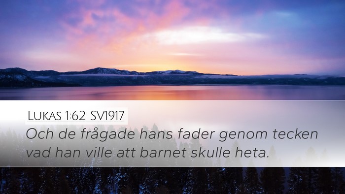 Lukas 1:62 SV1917 Bible Verse Image