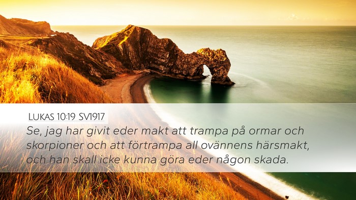 Lukas 10:19 SV1917 Bible Verse Image