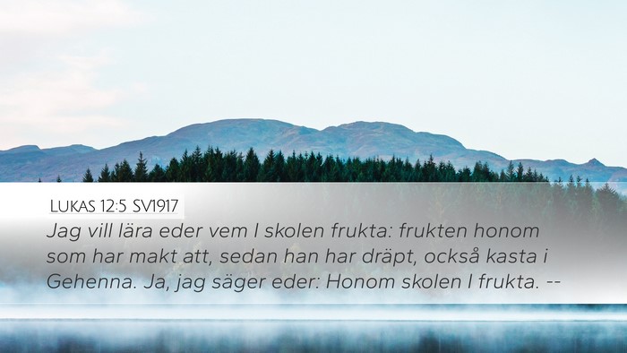 Lukas 12:5 SV1917 Bible Verse Image