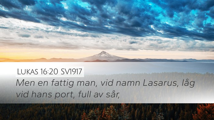 Lukas 16:20 SV1917 Bible Verse Image