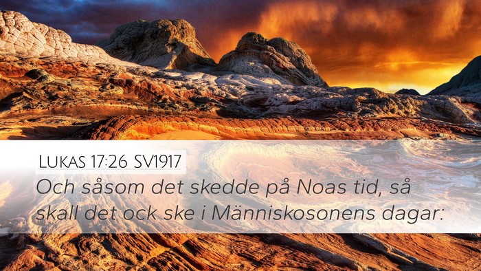 Lukas 17:26 SV1917 Bible Verse Image