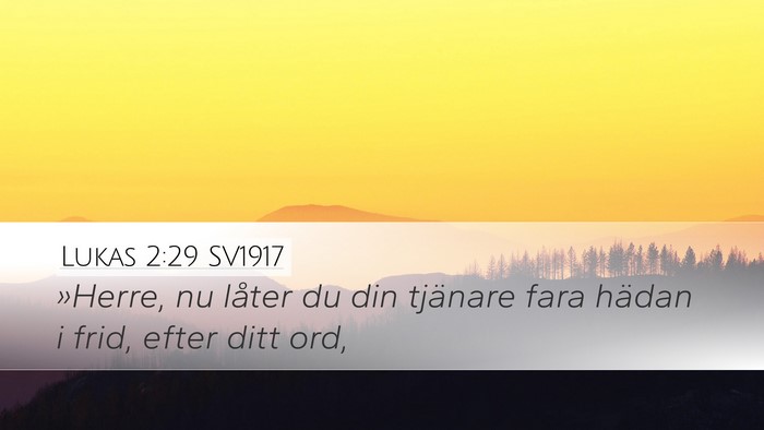 Lukas 2:29 SV1917 Bible Verse Image