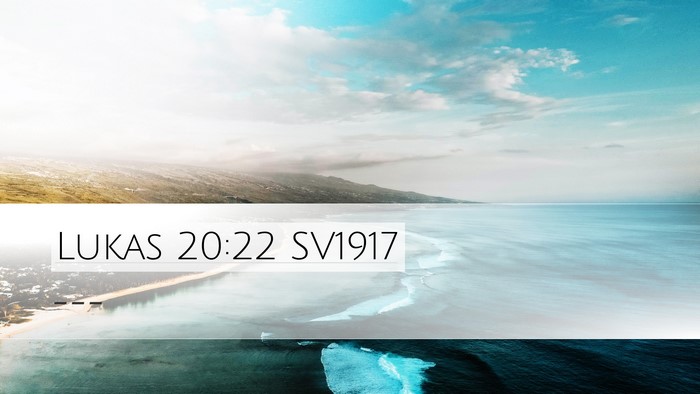 Lukas 20:22 SV1917 Bible Verse Image