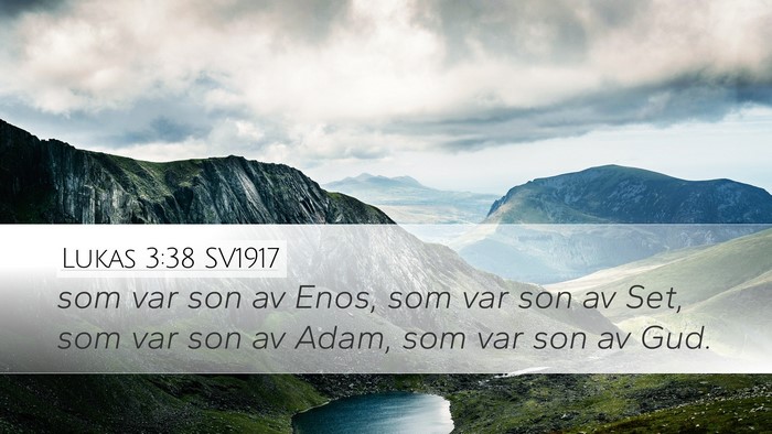 Lukas 3:38 SV1917 Bible Verse Image