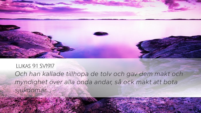 Lukas 9:1 SV1917 Bible Verse Image