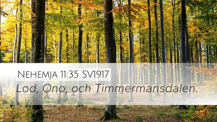 Nehemja 11:35 SV1917 Bible Verse Image