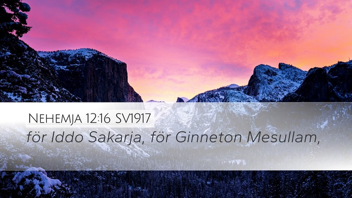 Nehemja 12:16 SV1917 Bible Verse Image