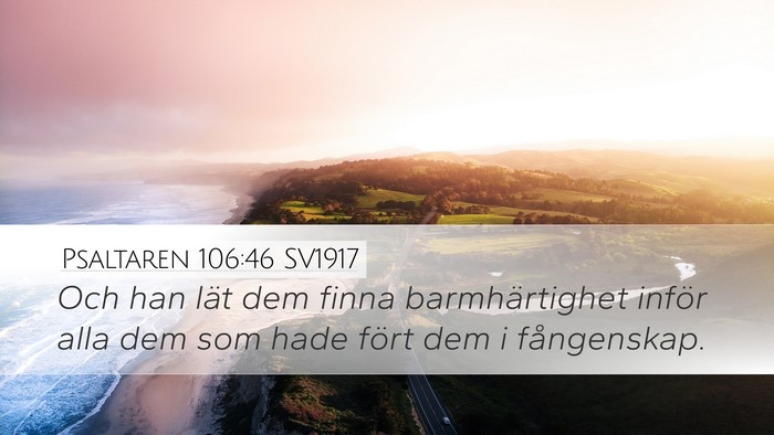 Psaltaren 106:46 SV1917 Bible Verse Image