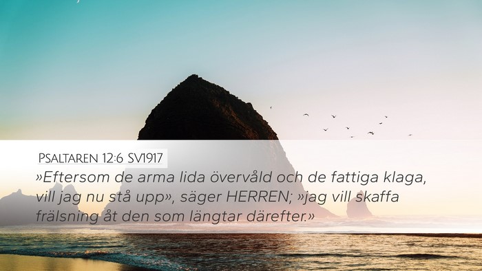 Psaltaren 12:6 SV1917 Bible Verse Image