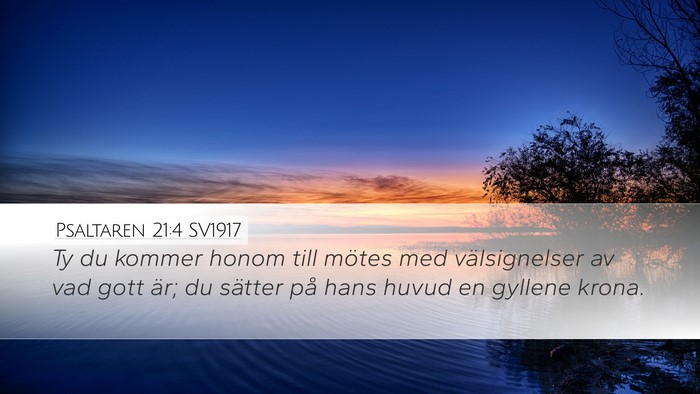 Psaltaren 21:4 SV1917 Bible Verse Image