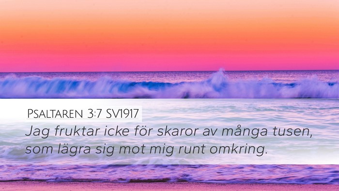 Psaltaren 3:7 SV1917 Bible Verse Image