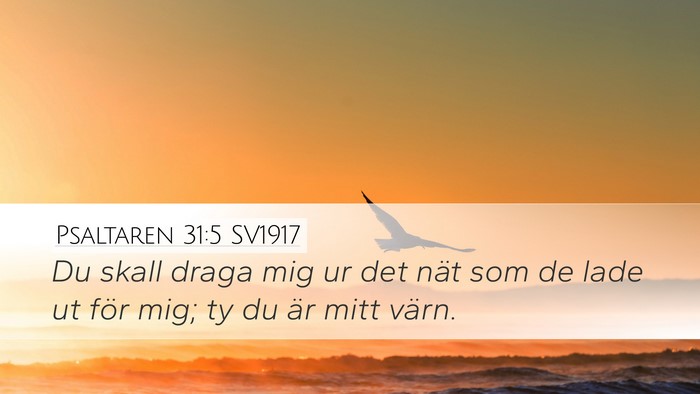 Psaltaren 31:5 SV1917 Bible Verse Image