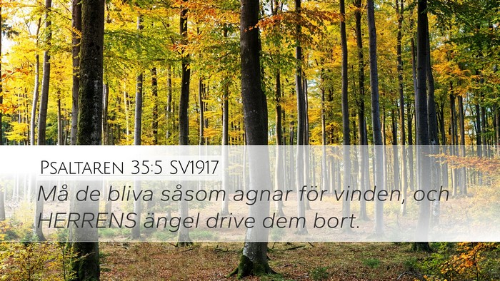 Psaltaren 35:5 SV1917 Bible Verse Image
