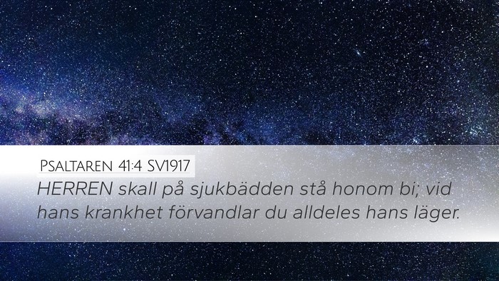 Psaltaren 41:4 SV1917 Bible Verse Image