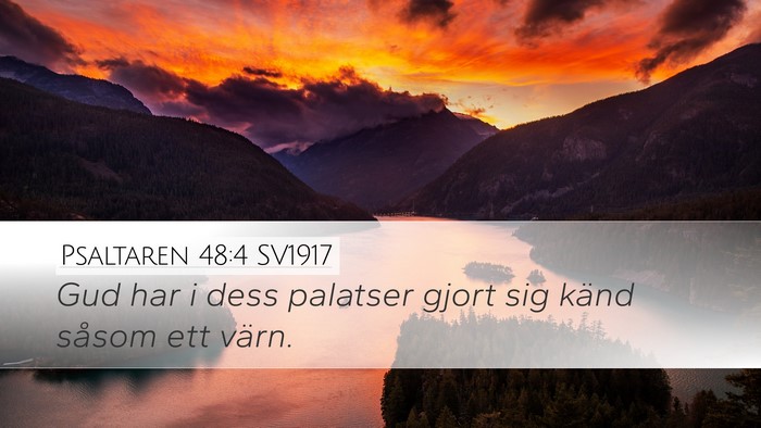 Psaltaren 48:4 SV1917 Bible Verse Image