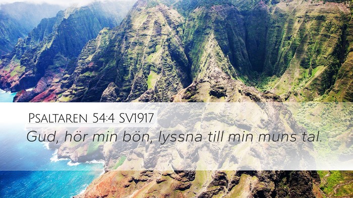 Psaltaren 54:4 SV1917 Bible Verse Image