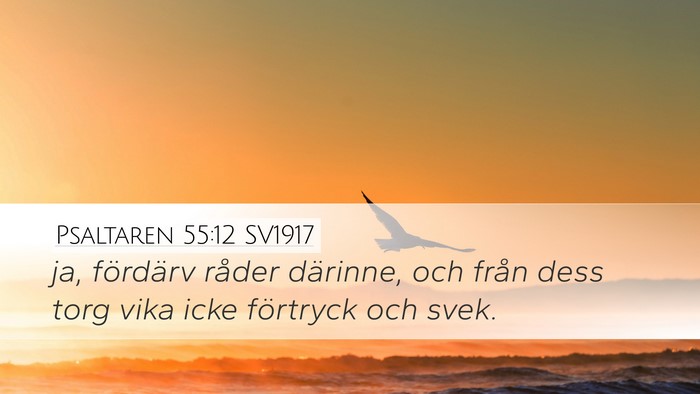 Psaltaren 55:12 SV1917 Bible Verse Image