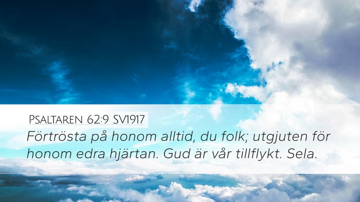 Psaltaren 62:9 SV1917 Bible Verse Image