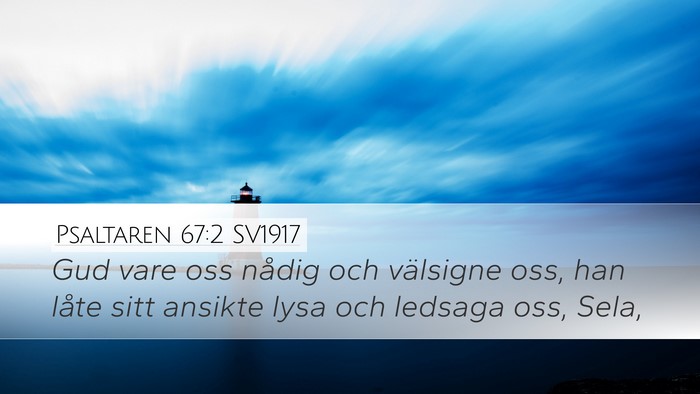 Psaltaren 67:2 SV1917 Bible Verse Image