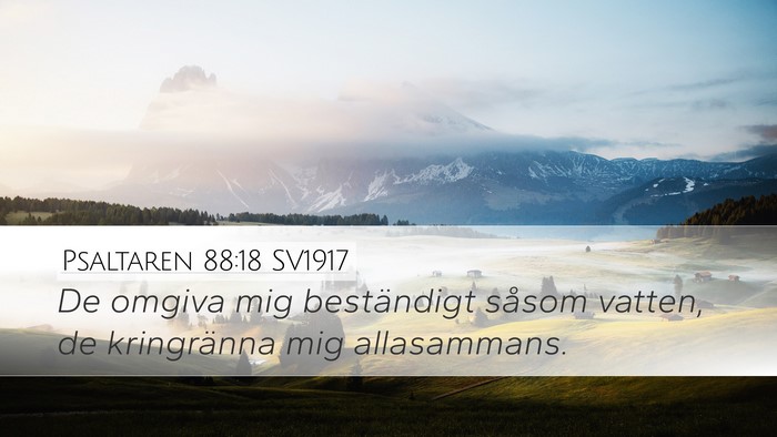 Psaltaren 88:18 SV1917 Bible Verse Image