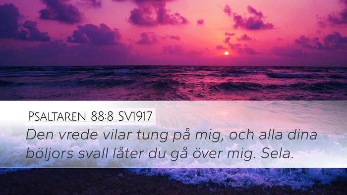 Psaltaren 88:8 SV1917 Bible Verse Image
