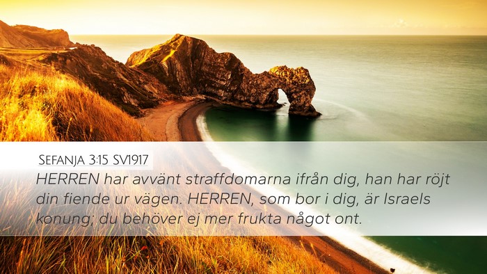 Sefanja 3:15 SV1917 Bible Verse Image